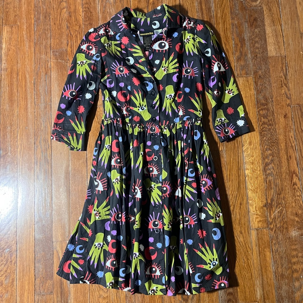 Nooworks “witchy ways” Betty dress size small - Picture 2 of 6